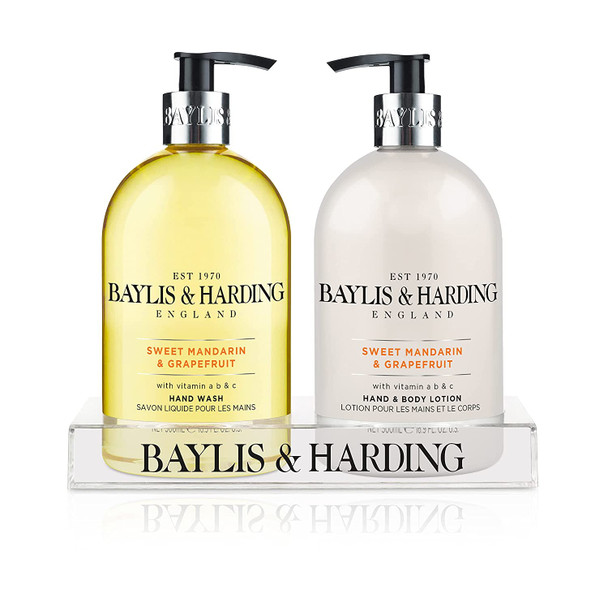 Baylis & Harding Sweet Mandarin & Grapefruit 16.9 Ounces Hand Wash & Lotion Baylis & Harding Sweet Mandarin & Grapefruit 16.9 Ounces Hand Wash & Lotion