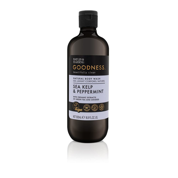 Baylis & Harding Goodness Sea Kelp & Peppermint, 500 ml Body Wash, Pack of 3 Baylis & Harding Goodness Sea Kelp & Peppermint, 500 ml Body Wash, Pack of 3