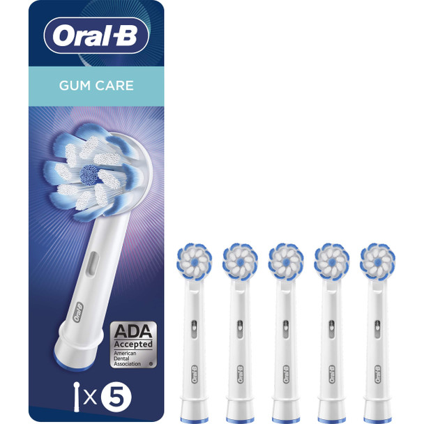 Oral-B Pro GumCare Electric Toothbrush Replacement Brush Heads, 5 Count Oral-B Pro GumCare Electric Toothbrush Replacement Brush Heads, 5 Count