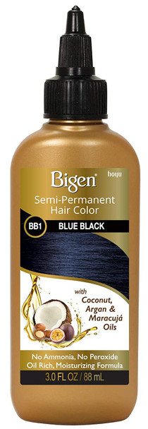 BB1 Blue Black Bigen Semi Permanent Hair Color (6 Pack)