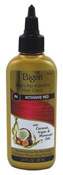 Bigen Semi-Permanent Haircolor #R4 Intensive Red 3 Ounce (88ml) (2 Pack)