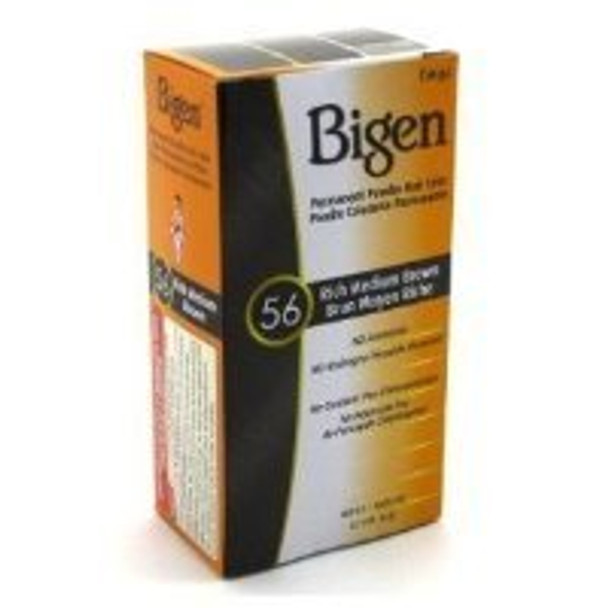 Bigen Hair Color Powder #56 Rich Medium Brown - 1 pc,(Hoyu)