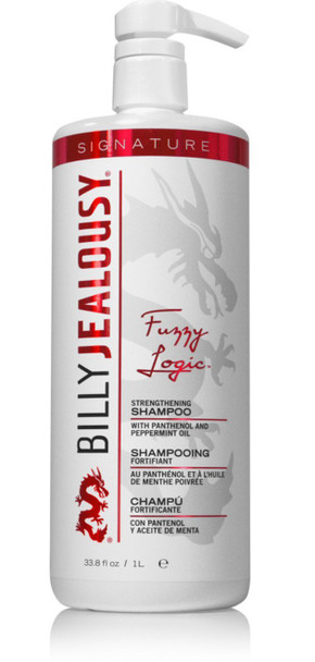 Billy Jealousy Fuzzy Logic Hair Strengthening Shampoo, 33.8 Fl Oz