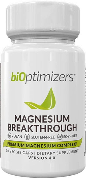 BiOptimizers - P3-OM (60 Capsules) and Magnesium Breakthrough 4.0 (60 Capsules) Supplement Bundle
