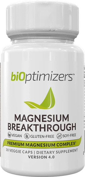 Magnesium Breakthrough Supplement 4.0 - Has 7 Forms of Magnesium Like Bisglycinate, Malate, Citrate, and More - Natural Sleep Aid - Brain Supplement - 90 Capsules