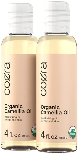 Camellia Oil | USDA Certified Organic | Moisturizing Oil for Hair and Skin | Free of Parabens, SLS, & Fragrances