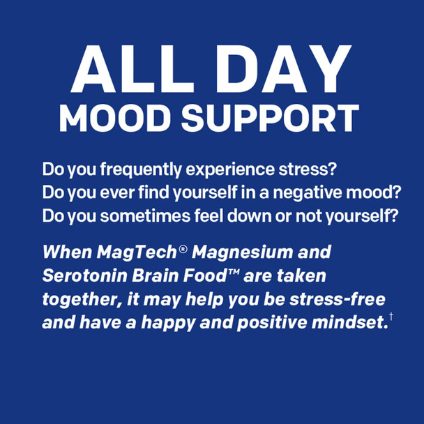 Natural Stacks Mood Stack Box - 30Ct Magnesium Supplements With Magtein Magnesium L-Threonate And Serotonin Supplements - Brain Health Supplement For Relaxation, Positive Mood, Mental Well-Being