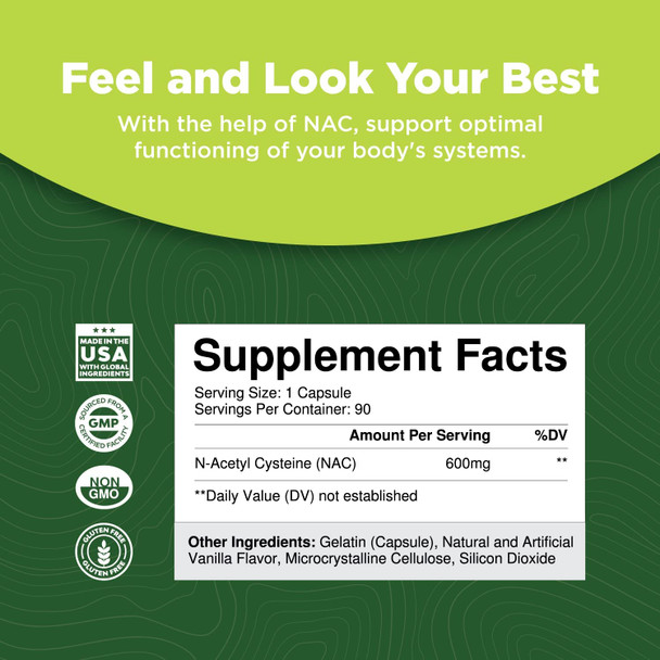 Bundle of NAC Supplement N-Acetyl Cysteine 600mg and Liver Cleanse Detox & Repair Complex - High Absorption Non-Smelly NAC 600 mg Capsules - Herbal Liver Support Supplement with Silymarin Milk