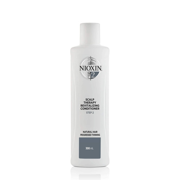 Nioxin Scalp Therapy Conditioner 10.1 oz, System 1-6 with Peppermint Oil for Fine/Natural and Color/Chemically-Treated Hair with Thinning