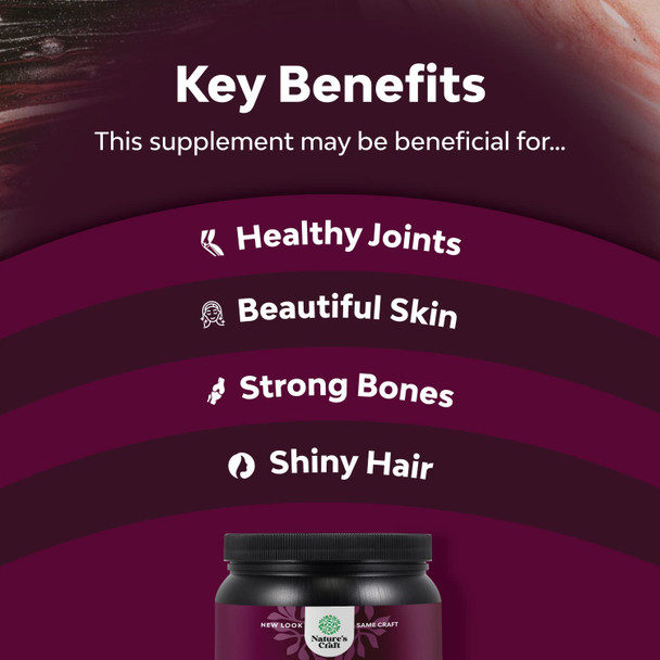 Multi Collagen Protein Powder for Women and Men - Keto Hydrolyzed Collagen Peptides 45 Servings Hair Skin and Nails Vitamins - Unflavored Bovine Collagen Type 1 and 3 for Bone and Joint Support