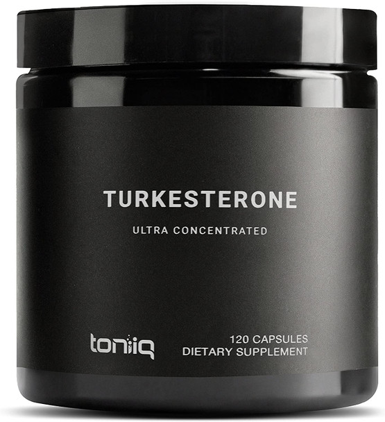 600mg Ultra High Strength Turkesterone - 20% Turkesterone - Highly Bioavailable Turkesterone Supplement - 120 Vegetarian Capsules
