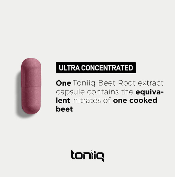 28,000mg 20x Concentrated Extract Beet Root Capsules - Minimum 4% Nitrates - Natural Nitric Oxide Booster - Highly Concentrated and Highly Bioavailable - 120 Veggie Caps