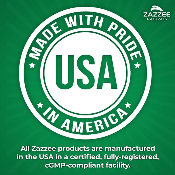 Zazzee Alpha GPC Choline 600 mg per Serving, 75 Count, Vegan, Support for Overall Brain Function, Memory, Focus and Concentration