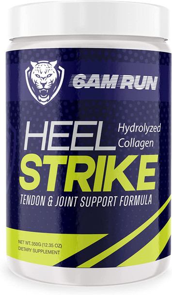 6AM RUN  Heel Strike  Hydrolyzed Collagen Powder  Unflavored Collagen Peptides Powder for Running  Keto/Vegan Friendly Collagen Protein Powder for Men and Women Collagen Supplements for Health