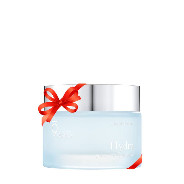 9 wishes Hydra Ampule Facial Cream 50ml 1.7 Fl. Oz  Powerful Hydration Facial Gel Type Cream  Hypoallergenic Moisturizer