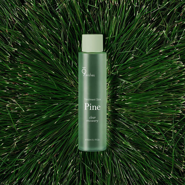 9wishes Pine Ampule Serum Toner Cream Set Pore Reducer  Sebum Control  Dead skin cells  Repair  Purify Skin  Soothing Redness Irritation  Pore Refining Serum Soothing Moisturizing Hydration