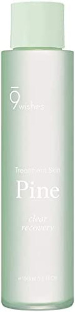 9wishes Pine Treatment Skin Toner 5.1 Fl.Oz e150ml Tighten Pore Care Facial Toner  Pine Needle Extract  Clean Pore Acne Toner