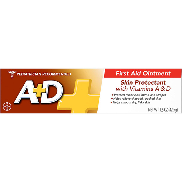 AD First Aid Ointment Skin Protectant With Vitamin AD 1.50 oz  Pack of 2