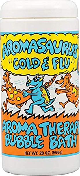 Abra Therapeutics Aromasaurus Therapeutic Cold and Flu Bubble Bath  16 fl oz