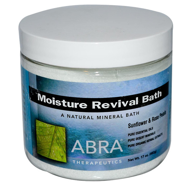 Moisture Revival BathSunflowers  Rose Petals Abra Therapeutics 17 oz Powder