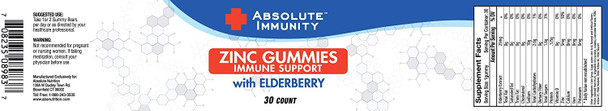 Absolute Immunity  Zinc and Elderberry Gummy / Sleep Gummy with Zinc an Eldeberry