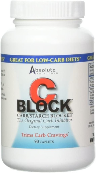 Absolute Nutrition CBlock Carb/Starch Blocker 90 Caplets