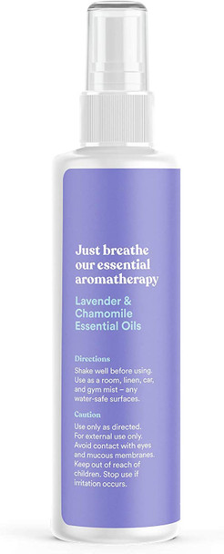 ASUTRA Lavender  Chamomile Essential Oil Blend Aromatherapy Spray 4 fl oz  for Face Body Rooms  Linens  Helps Relax Mind  Body to Sleep  Pure Soothing Comfort