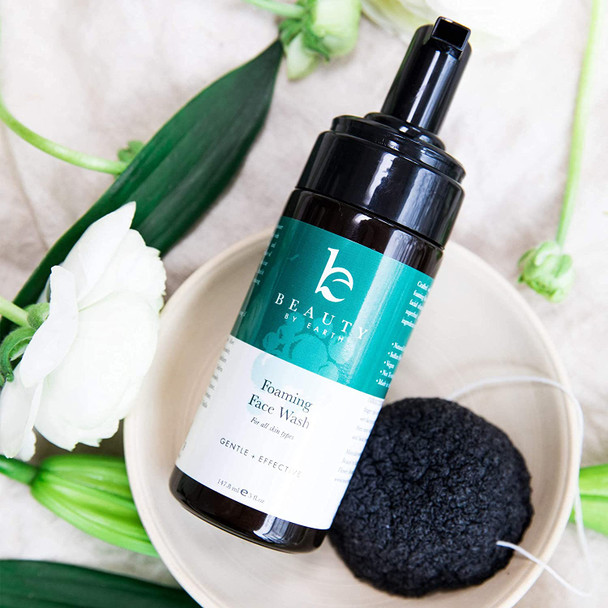 Foaming Face Wash  Made w/Organic  Natural Vegan Ingredients for Gentle Cleansing of Sensitive Dry Oily Acne Prone  Konjac Face Sponges  Natural Sponges for Gentle Cleansing Face Exfoliating Foaming Face Wash  Made w/Organic  Natural Vegan Ingredients for Gentle Cleansing of Sensitive Dry Oily Acne Prone  Konjac Face Sponges  Natural Sponges for Gentle Cleansing Face Exfoliating