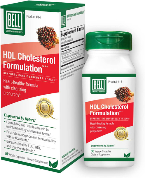 Bell HDL Cholesterol Formulation  Cholesterol Health Supplement  Property Blend to Maintain and Support Your Cardiovascular Health for Women and MenSold Directly by The Manufacturer