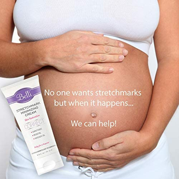 Belli Skincare Stretchmark Minimizing Cream  Stretch Mark Cream  6.5 Ounces Belli Skincare Stretchmark Minimizing Cream  Stretch Mark Cream  6.5 Ounces