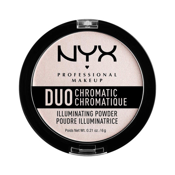 NYX PROFESSIONAL MAKEUP Duo Chromatic Illuminating Powder, Snow Rose