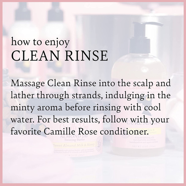 Camille Rose Naturals Clean Rinse Shampoo 8 OZ