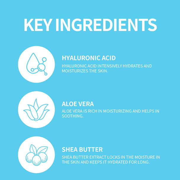 Coxir Ultra Hyaluronic Cream 50ml / 1.69 fl.oz.   Hyaluronic acid  Hydrating moisturizing cream for dry and dehydrated skin