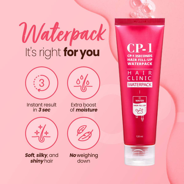 CP1 3 Seconds Hair FillUp Waterpack 120ml Leave on Condioner Leavein Hair Mask