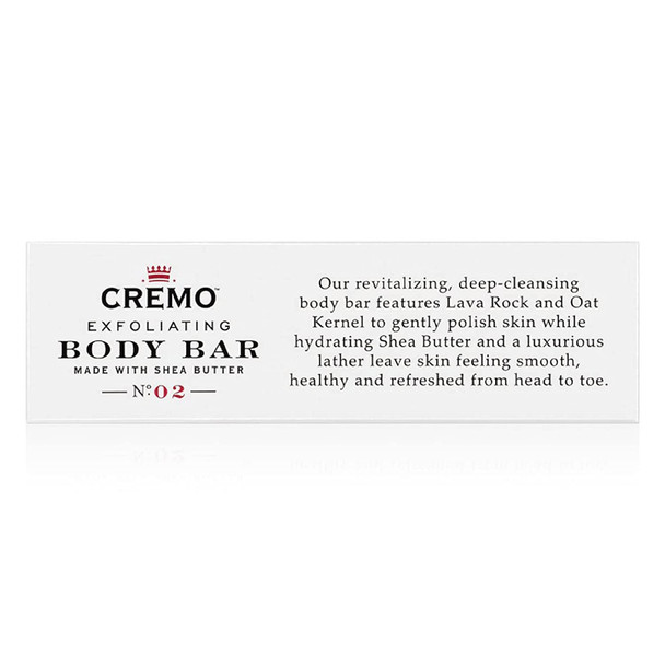 Cremo Exfoliating Body Bars Sage  Citrus  A Combination of Lava Rock and Oat Kernel Gently Polishes While Shea Butter Leaves Your Skin Feeling Smooth and Healthy Pack of 3