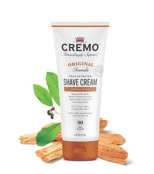 Cremo Concentrated Shave Cream Sandalwood Pack of 4