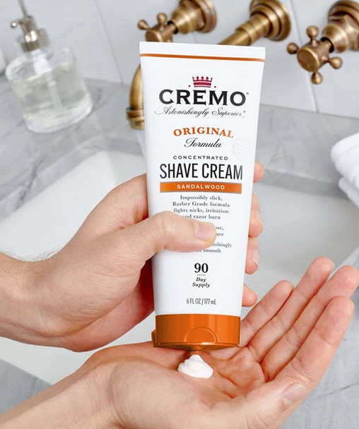 Cremo Concentrated Shave Cream Sandalwood Pack of 4