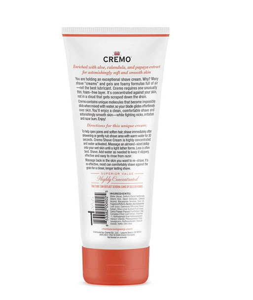 Cremo Moisturizing Shave Cream Superior UltraSlick Shaving Cream for Women Fights Nicks Cuts and Razor Burn Cremo Coconut Mango 6 Fl Oz