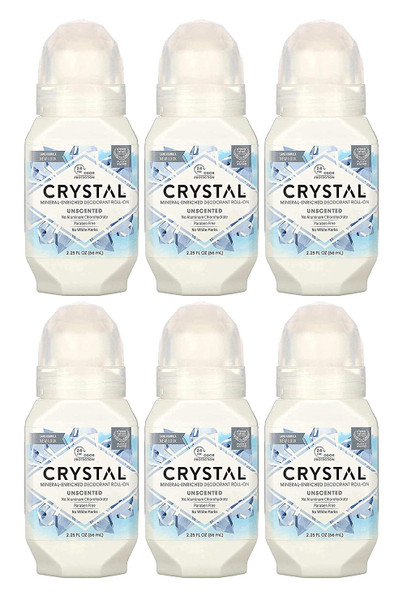 Crystal Body RollOn Deodorant 2.25 Ounce  6 per case.