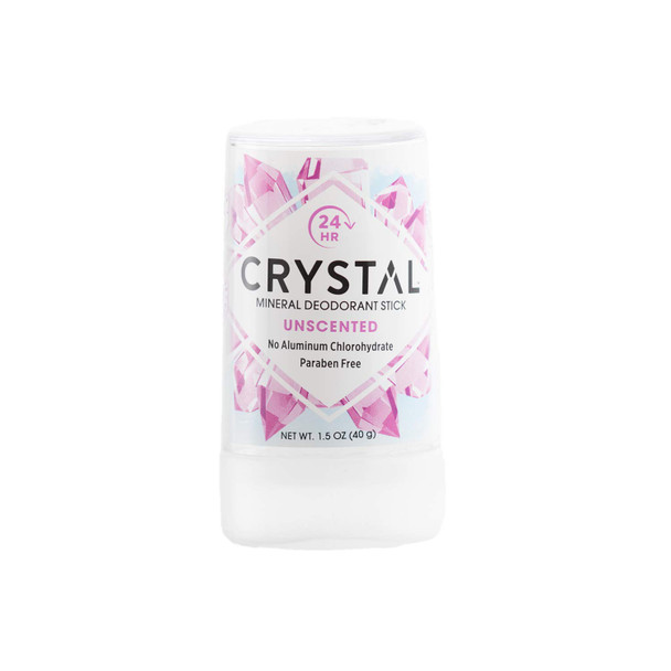 Crystal Body Deodorant Travel Stick Unscented 1.5 oz  pack of 4