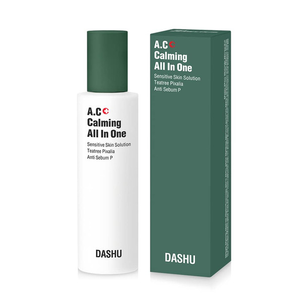 DASHU A.C Teatree Calming All in One Lotion 6.08fl oz  Face moisturizer Sensitive Skin Lightweight