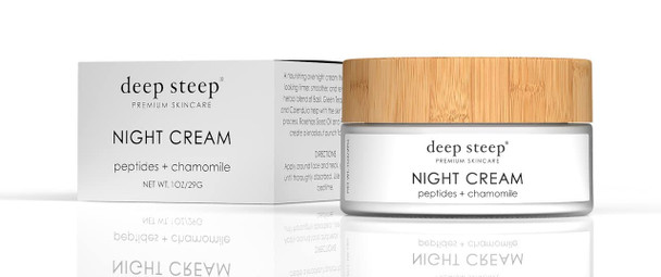 Deep Steep Facial Skin Care Line Night Cream 1 oz