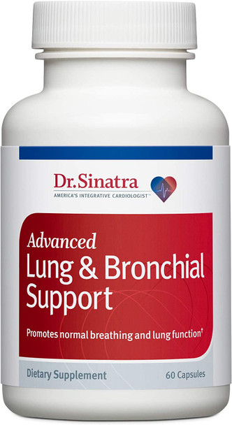 Dr. Sinatras Advanced Lung  Bronchial Support Supplement For Lung Health Support Clear Breathing And Respiratory Function 60 Capsules 30Day Supply