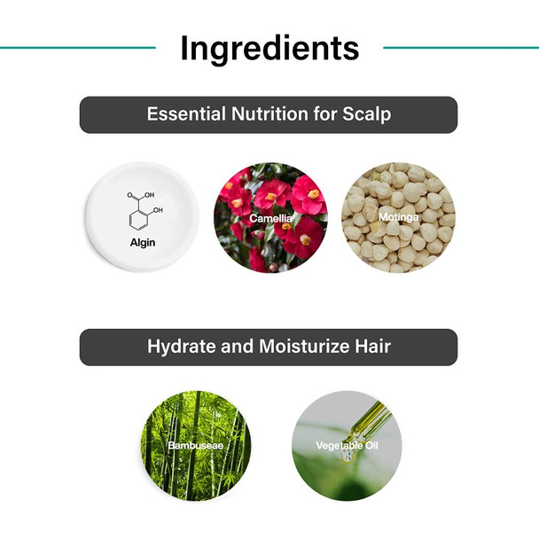 Dr.FORHAIR Phyto Therapy Shampoo 16.9 fl oz 500 ml for Sensitive Scalp pH Balanced Calming Soothing Hair Care Add Volume and Shine Treatment Paraben Silicone Sulfates