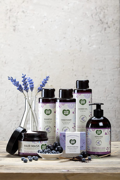 ecoLove  Natural Purple Collection  Organic Blueberry Grape  Lavender  No SLS or Parabens  Vegan and CrueltyFree