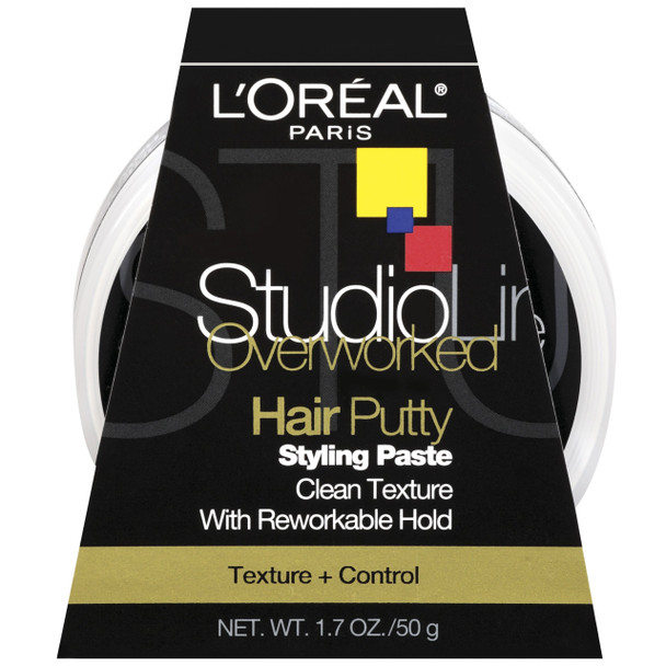 L'Oréal Paris Studio Line Overworked Hair Putty, 1.7 oz.