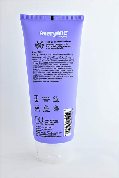 Everyone 3in1 Lotion Lavender  Aloe 6oz Each Pack of 2 Packaging may Vary