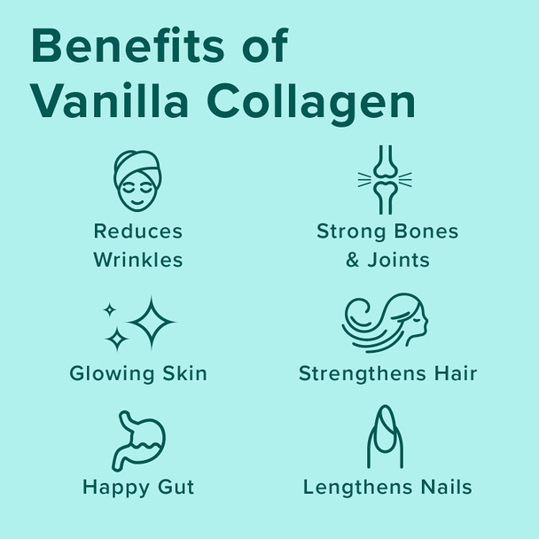 Vanilla  Hazelnut Collagen Bundle  GrassFed Hazelnut Collagen with Lions Mane Mushroom  Vanilla Collagen with Tremella Mushroom Hair Skin Nails Gut Health and Joint Health Benefits