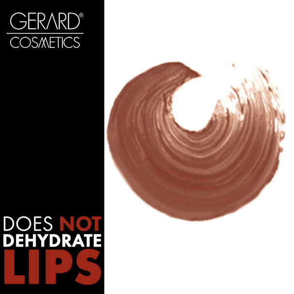 Gerard Cosmetics Lip Pencil  Adds Depth to Neutral Colors  Enhances Lip Shape and Prevents Lipstick Feathering and Smudging  Applies Smooth and Stays Put All Day  Mudslide  0.04 oz