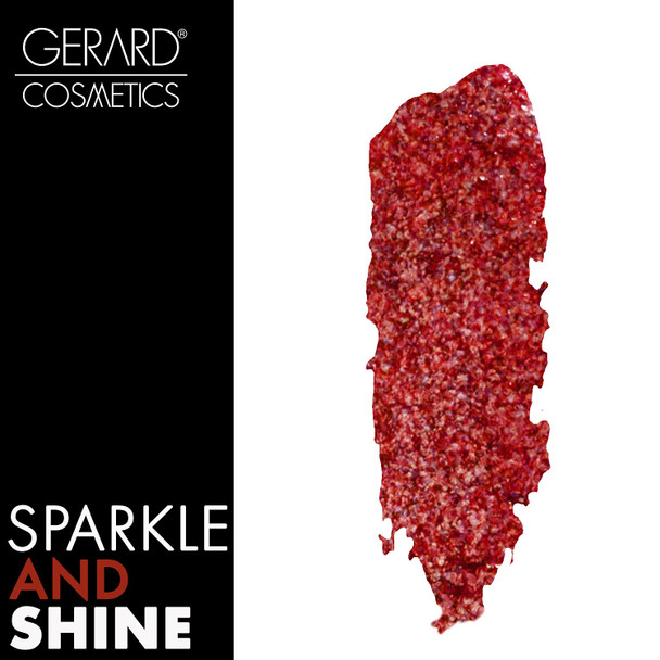 Gerard Cosmetics Glitter Lipstick  Highly Pigmented Formula Gives Metallic Finish  Glides Smoothly  Comfortable and LongLasting  Wear Alone or Layered Over Another Hue  Cupid  0.14 oz